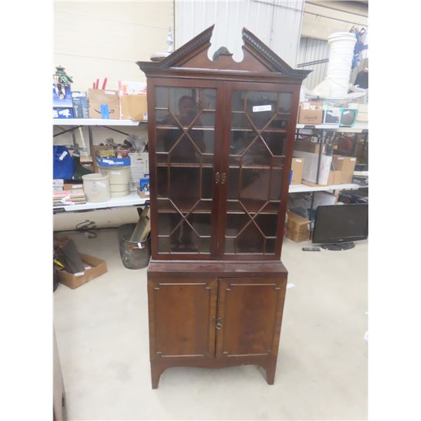 2 Door Book Cabinet 63"x29"x15"