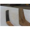 Image 2 : 2x Vintage Hockey Sticks- 1 Goalie 