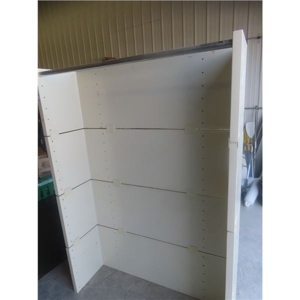 Open Front Wardrobe Closet 73"x51"x15"