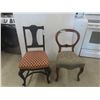 Image 1 : 2 Antique Dining Room Chairs 