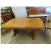 Image 1 : Oak Table 30"x41"x66" Plus 6 Chairs 