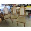 Image 2 : Oak Table 30"x41"x66" Plus 6 Chairs 