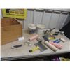 Image 1 : Paint Roller with Scrapers + Flooring Adhesive 