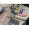 Image 4 : Paint Roller with Scrapers + Flooring Adhesive 