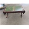 Image 1 : Coffee Table Original Leaf with Leather