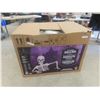 Image 1 : Giant Ground Breaking Skeleton with LCD Eyes and Sounds