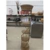 Image 1 : Wrought Iron What Not Shelf 70" Tall 13" Diameter