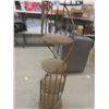 Image 3 : Wrought Iron What Not Shelf 70" Tall 13" Diameter