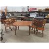 Image 1 : Table with Leaf + 4 Chairs, Maple- 30"x42"x52"