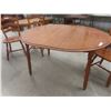 Image 2 : Table with Leaf + 4 Chairs, Maple- 30"x42"x52"