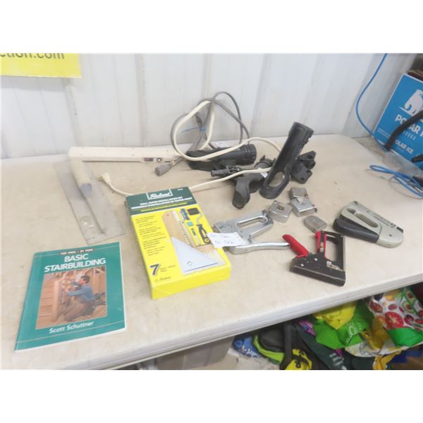 Staplers, Tape Measure, Well Pipe, Instillation Kit Plus