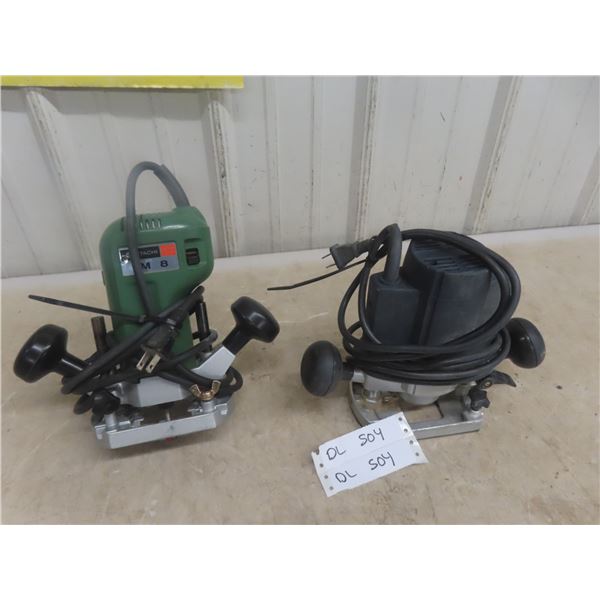 2 Rotors 1) Hitachi FM8 1) Mastercraft Plunge 