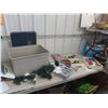 Image 1 : Storage Tub Full of Christmas Décor, Lights, Ornaments