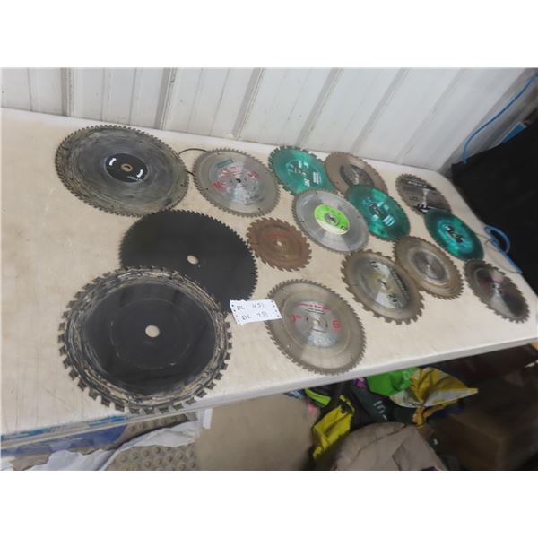 15 Circular Saw Blades 8",10",12"