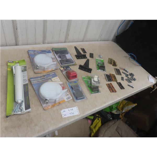 Hardware Hinges, Indoor / Outdoor Clothes Line, Storm Door Cylinder 