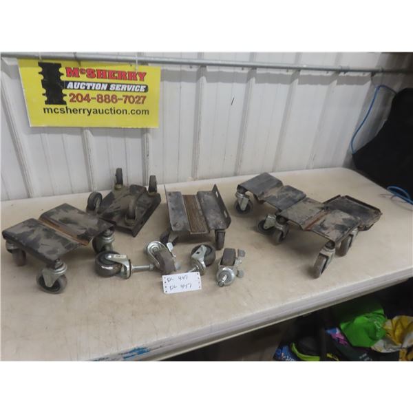 Snowmobile Dollies + Castors 