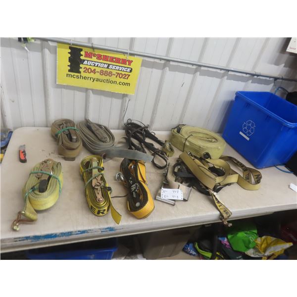 Ratchet Load Straps, Tow Straps, Bungee Cord +