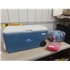 Image 1 : Coleman Extreme Large Rolling Picnic Cooler With Blanket + Cushions 