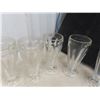 Image 3 : 8 Soda Shop Glasses + Bowls - Vintage 