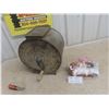 Image 1 : Metal Butter Churn + Toy Farm Animals 