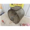 Image 2 : Metal Butter Churn + Toy Farm Animals 