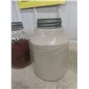 Image 3 : Stoneware Mason Fruit Jar, Sunshine Coffee Jar , Sealer 