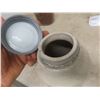 Image 4 : Stoneware Mason Fruit Jar, Sunshine Coffee Jar , Sealer 