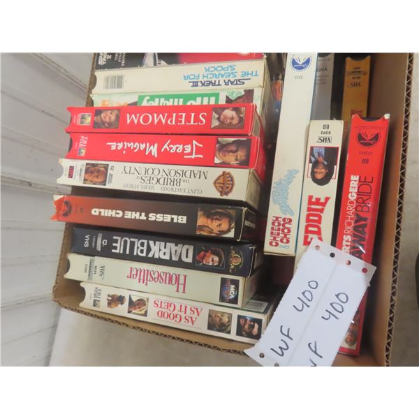 60 Approx VHS Movies Only Pictured 1 /3