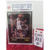 Image 1 : Graded Lebron James/Damian Lillard Team Pinnocle Card