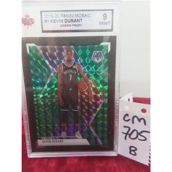 Graded Kevin Durant Basketball Card