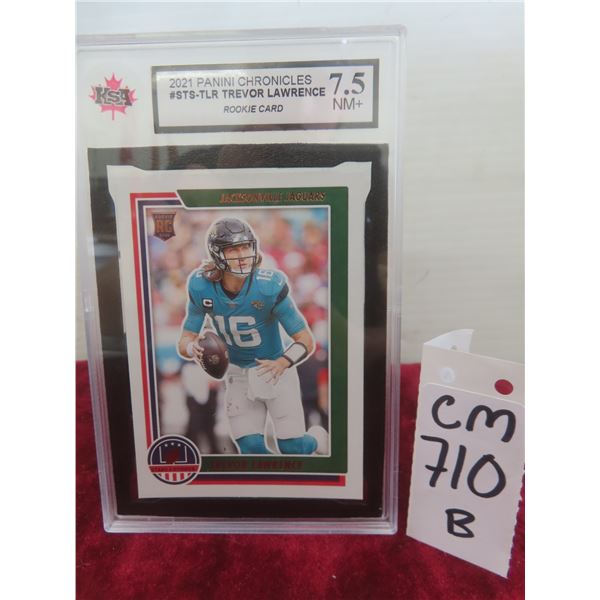 Graded Trevor Lawrence Rookie Football Card