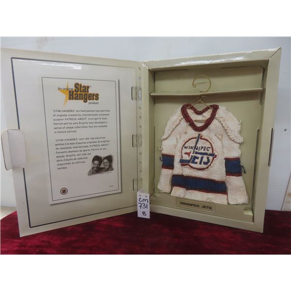 Vintage Winnipeg Jets Star Hangers Ceramic Jersey 