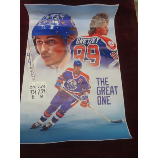 Wayne Gretzty Edmonton Oilers Canvas Art