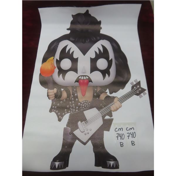 Gene Simmons Kill Canvas Art