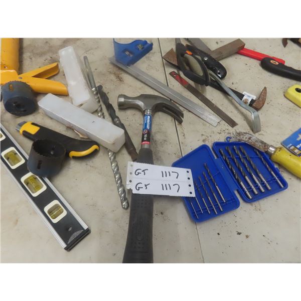 Carpentry Tools, Level Saw, Hammer, Utility Knifes, Pliers