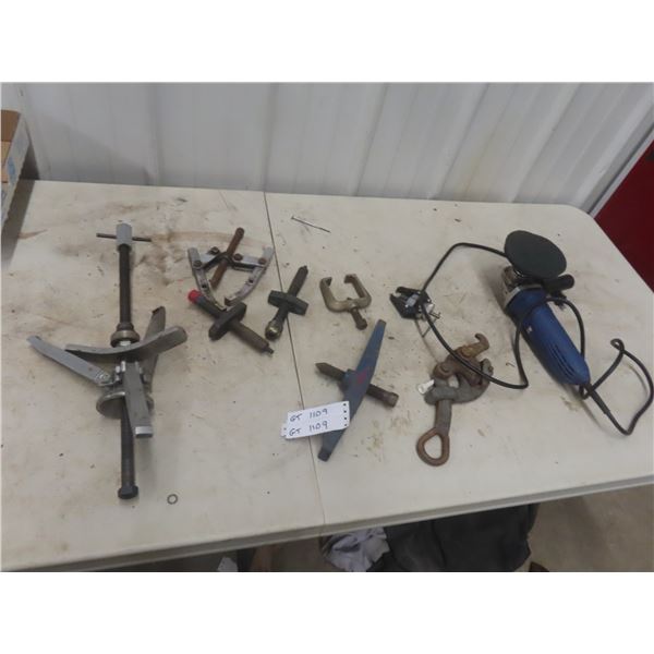 Gear Pullers, Wire Puller, Power Fist Angle Grinder 