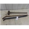 Image 1 : Sledge Hammer + 3 Pry/ Wrecking Bars 