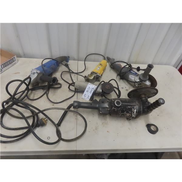 5x Power Angle Grinders 