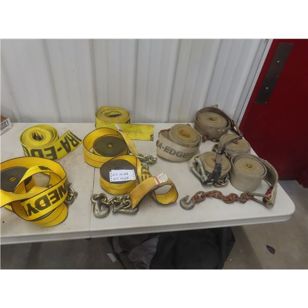 10 Load Straps: Half New Condition, Half Used Condition