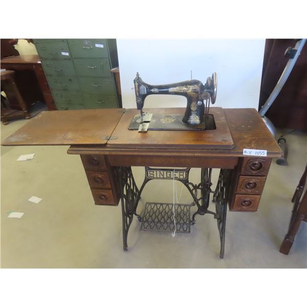 Singer Treedle Sewing Machine 