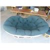 Image 3 : Rattan Double Moon with Ottoman