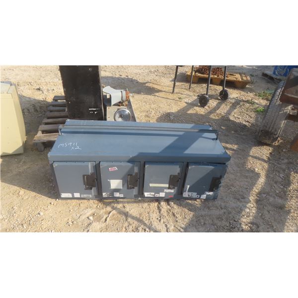 2 Lockers Largest 6''x1''x19'' Smallest 45''x18''x16''