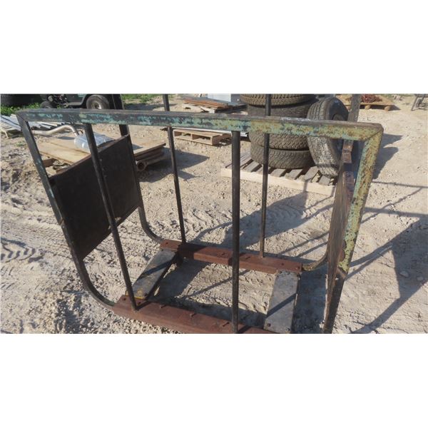 Metal Cart on Wheels 