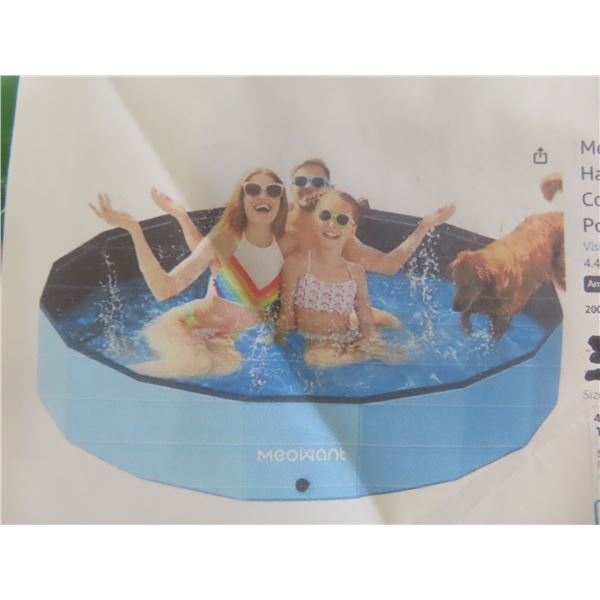 Foldable Dog Pool For Large Dogs, 79" -12" New or Store Return 