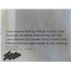Image 2 : Lawn Aerator Rolling Manual Lawn Tool New Or Store Return 
