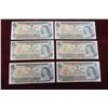 Image 2 : Canadian 1954,1975+1974 Paper Currency
