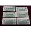 Image 3 : Canadian 1954,1975+1974 Paper Currency