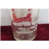 Image 8 : 3 Metal Tins, Plains City Beverage + Portage Soda Water Works Bottles