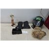 Image 1 : Ski=Doo Helmet Size Large, Snowmobile Gloves Size Small, 2 Tails 
