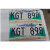 Image 2 : 9 Manitoba License Plates 